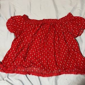 Off the shoulder shirt